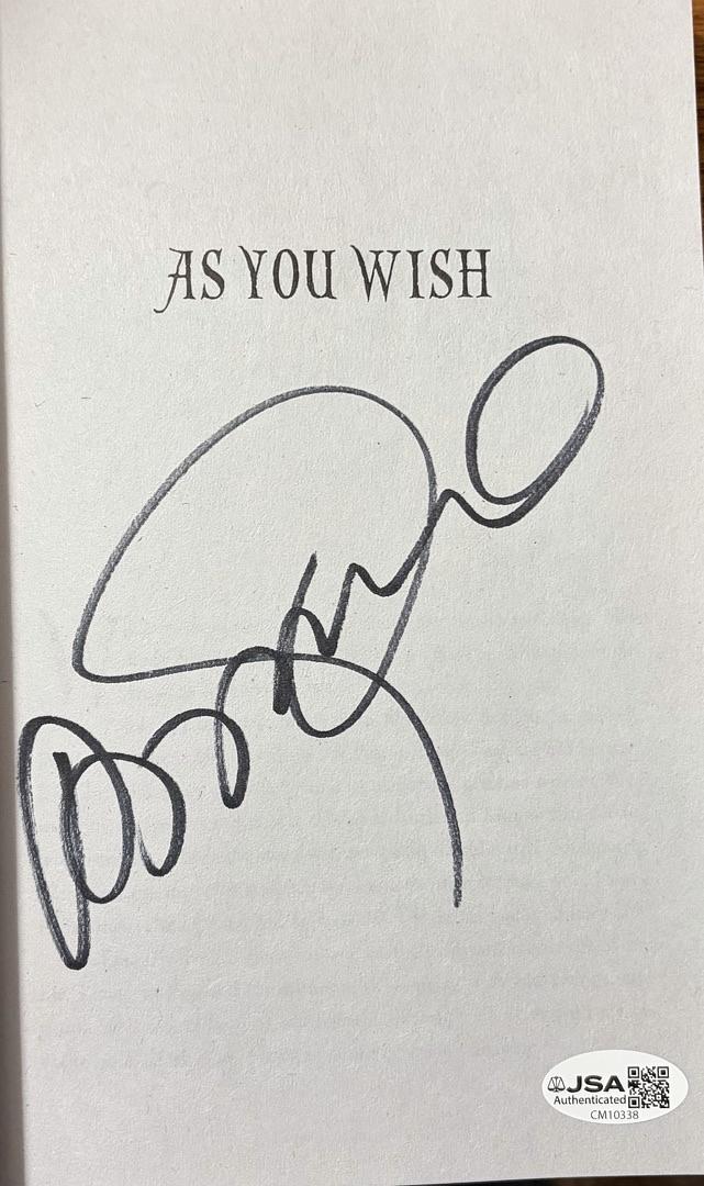 Cary Elwes signed paperback book "As You Wish" - JSA COA
